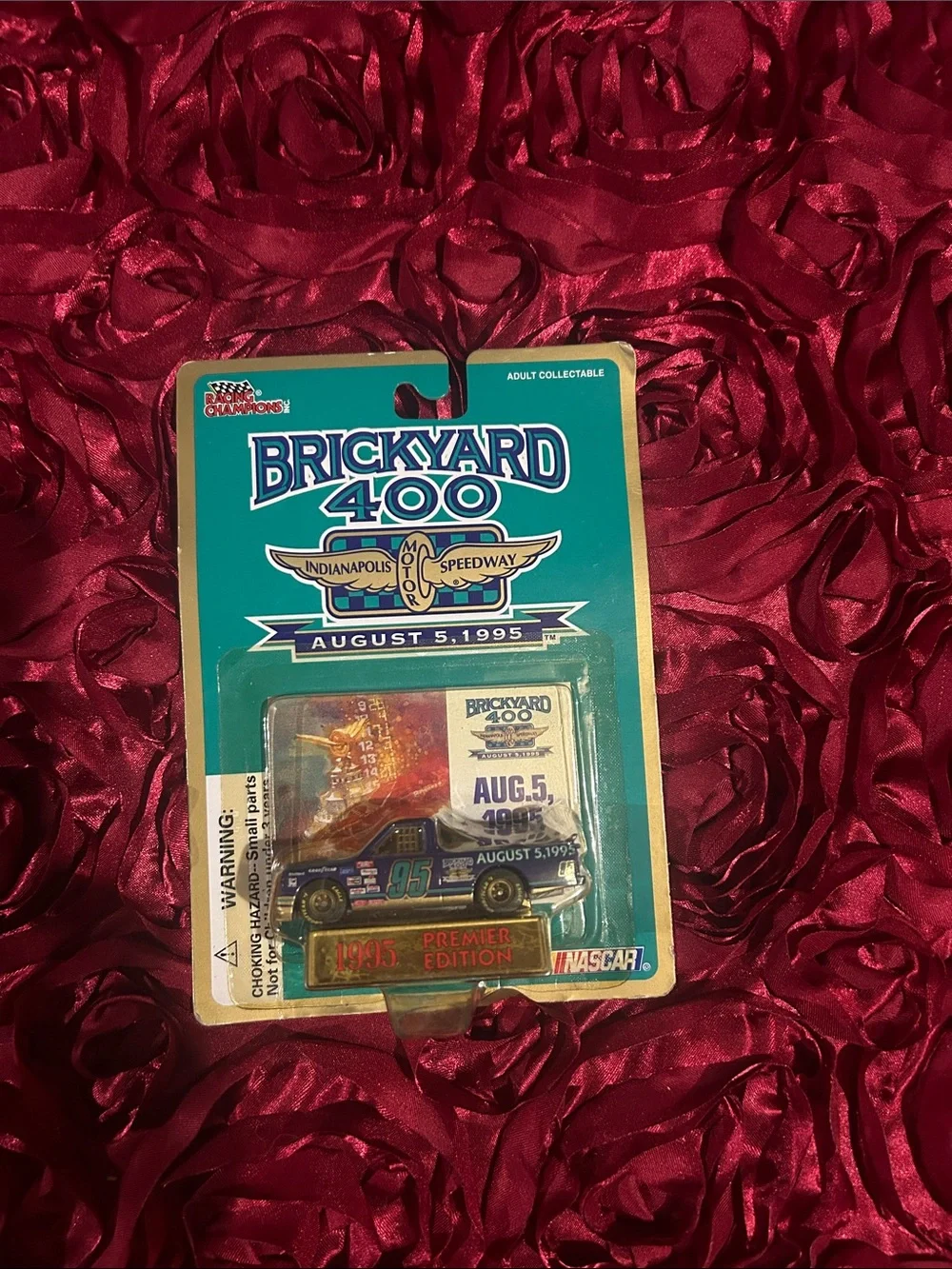 NASCAR Brickyard 400 Collectible Die-Cast Race Car - Inaugural race